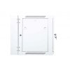 Digitus Szafa wisząca dwusekcyjna 19 12U 635/600/600mm, drzwi szklane, szara (RAL 7035), zmontowana
